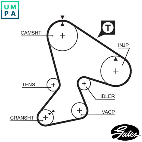 Timing belt 5040 for - timing,