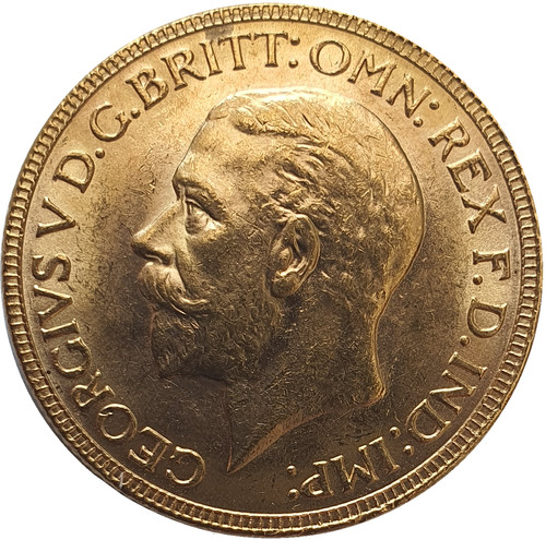 1929 king george - v, gold