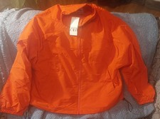 ZARA Mens/ Unisex Orange Zip