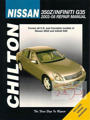 Shop manual 350z g35 - shop,