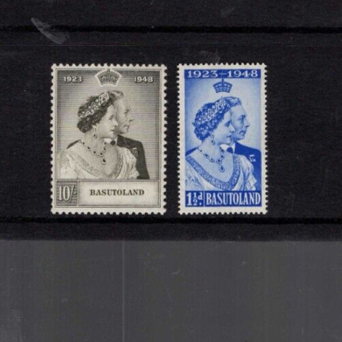 Basutoland 1948 royal silver - basutoland,