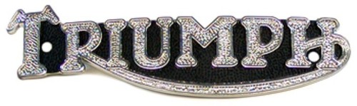 Triumph pre unit tank badges - ,