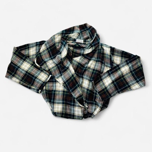 Vintage green check wool - vintage,