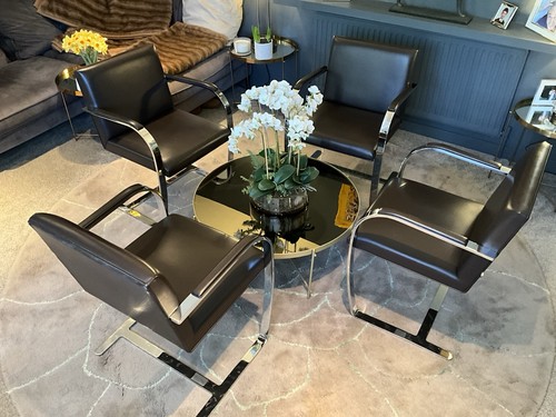 Knoll brno flat bar armchairs - flat,