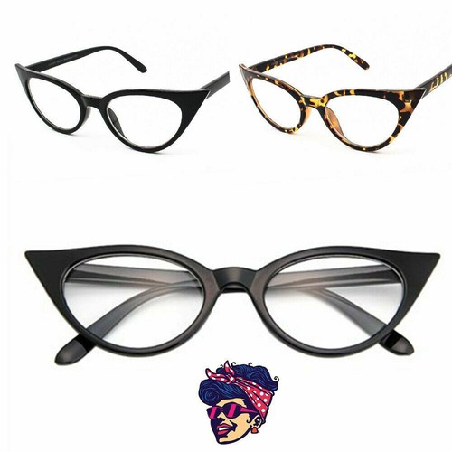 Rockabilly cat eye clear - clear, lens