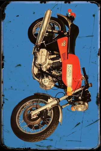 Ducati 900gts metal - a4, sign