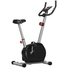 SPORTNOW Quiet Exercise Bike with 8-Level Magnetic Resistance Heart Rate Sensor