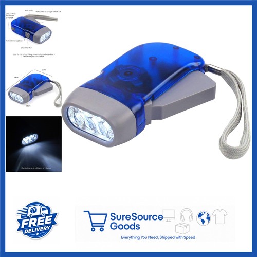 Hand press torch led dynamo - press, 3