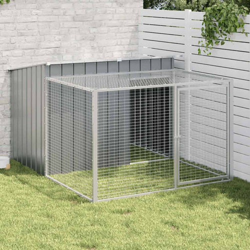 Dog house with - , run