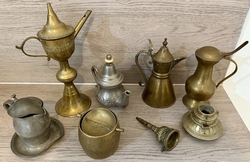 Mixed lot vintage brass - lot,