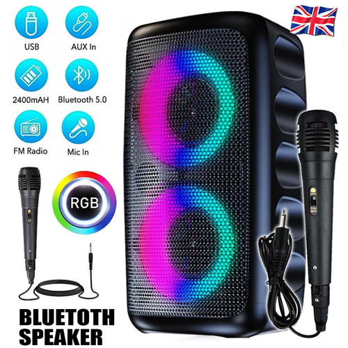 Rgb portable bluetooth speaker - rgb,