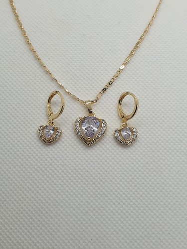 Romantic heart set 18k - set, gold