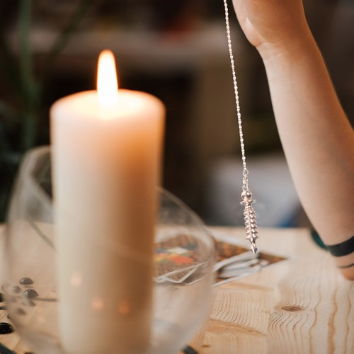 Metal meditation pendulum - metal,