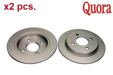 X2 PCS REAR BRAKE DISC SET