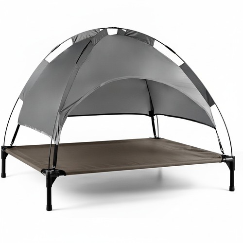 Elevated dog bed with canopy - bed,