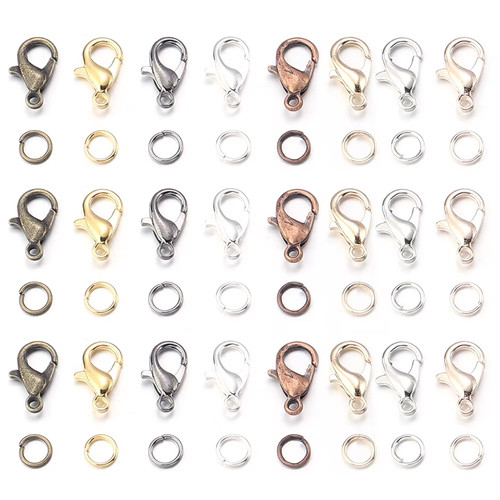 50pcs metal lobster clasps - metal,