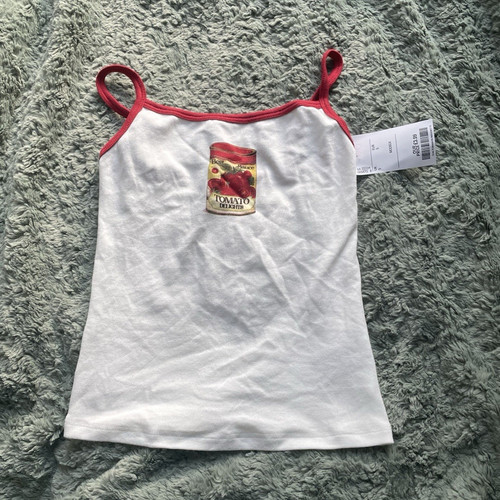 Bershka white red - bershka,