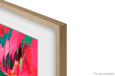 Samsung Customisable Modern Teak Bezel for The Frame 65" TV
