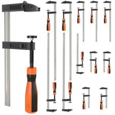 13pcs Wood Clamps Quick Grip - VonHaus Heavy Duty F Clamps for Woodwork