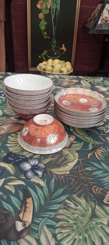 Vintage chinese bowls and - vintage,