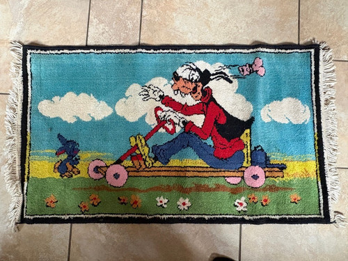 Vintage disney goofy woven - vintage,