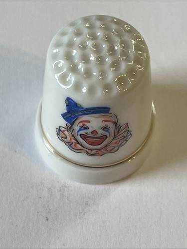 Clown thimble vintage souvenir - vintage,