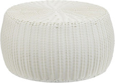 Stylish White Resin Wicker