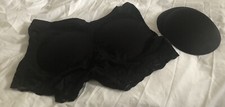 Ladies Black Knickers With Padded Bum Insert Size 22