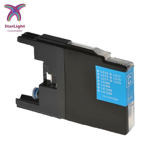 Cyan ink cartridge lc1240 fits - cyan,