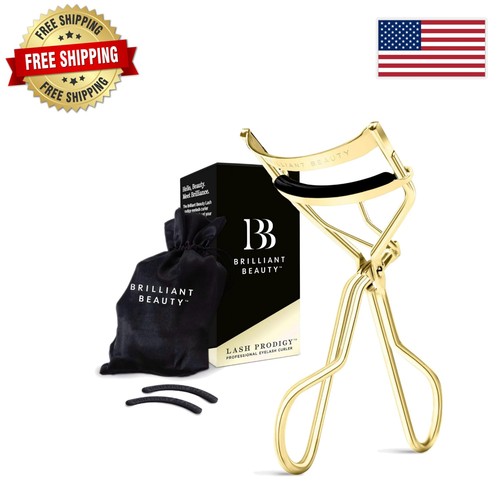 Gold ergonomic eyelash curler - ergonomic,