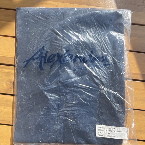 Alexandra men trousers blue - trousers,