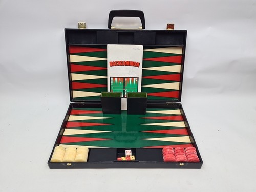 Vintage travel backgammon - vintage,