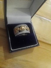 Tova Diamonique elephant ring size q