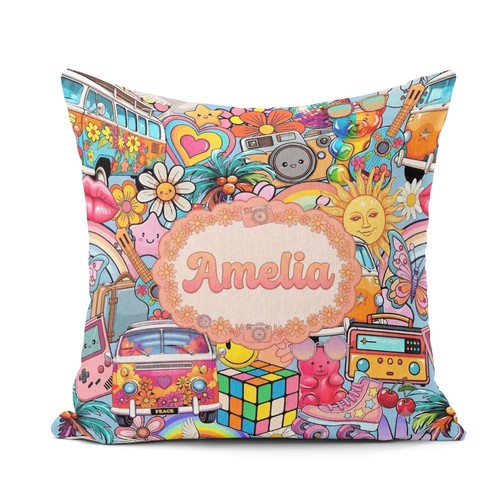 Cushion throw pillow hippie - throw,