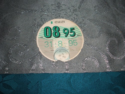Tax disc 95 - disc...08, /