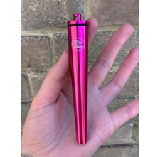 Pink metal cone holder - pink,