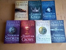 George RR Martin. Set of 7. A