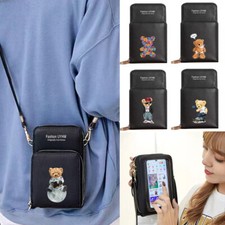 Touch Screen Bag RFID Blocking Wallet Shoulder Phone Purse Carry Crossbody Bags