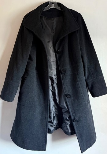 Vtg bhs charcoal grey - grey, long