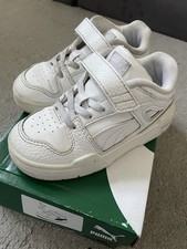 Kids White PUMA Trainers Size