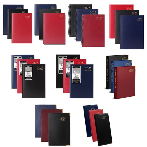 2027 hardback diary - hardback, a4/a5