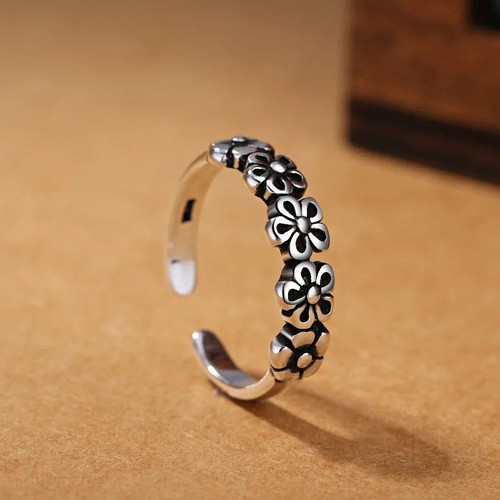 925 sterling silver - silver, retro