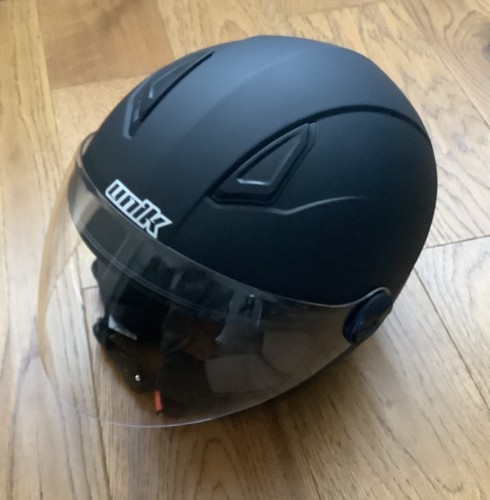 Unik open faced crash - , helmet
