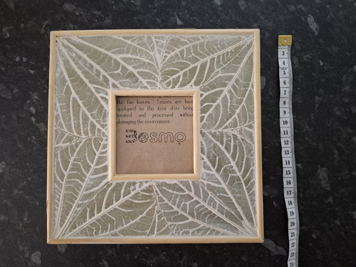 Green leaf picture frame - picture,