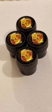 Black Porsche Dustcaps