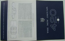 Jaguar 420G Saloon 1966-67 Original UK Foldout Sales Brochure