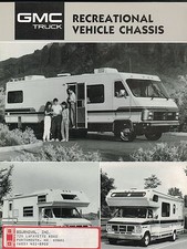 1987 GMC RV CHASSIS Brochure 