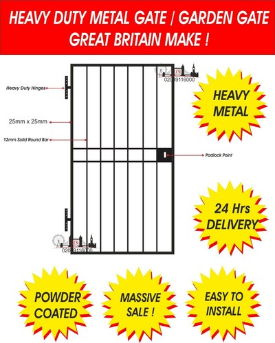 Heavy duty steel security - steel,