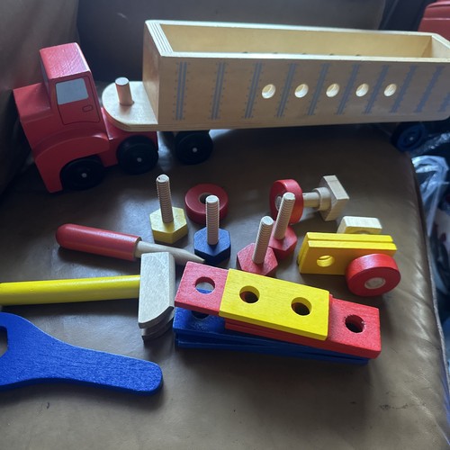Win melissa doug big rig - &,