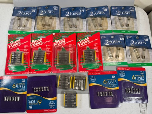 Vintage christmas light fuses - vintage,